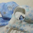 他の写真3: たくさんの雪の結晶柄　× フリース　ハーネスワンピース【４S・３Ｓ・２Ｓ・２SL・S】