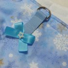 他の写真1: たくさんの雪の結晶柄　フリース　オールカバー　ハーネスロングベスト【４S・３Ｓ・２Ｓ・２SL・Ｓ】